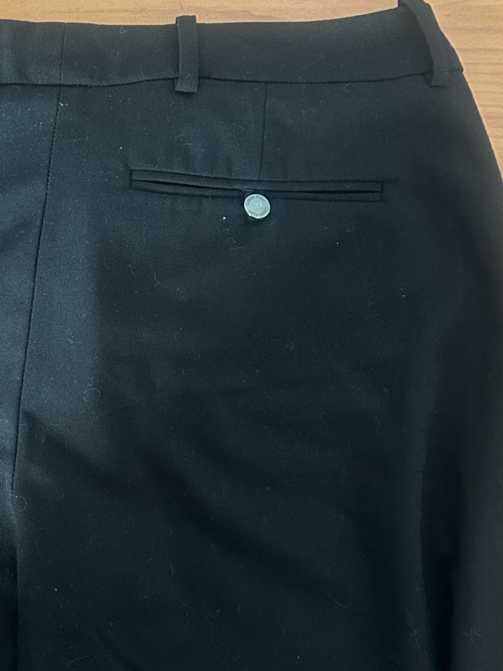 Calvin Klein Black Boot-Cut Dress Pants - Picture 5 of 8